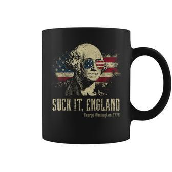 Suck It England Funny George Washington 1776 Usa 4Th Of July IT Funny Gifts Coffee Mug | Mazezy