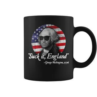 Suck It Funny England 4Th Of July George 1776 Independence IT Funny Gifts Coffee Mug | Mazezy