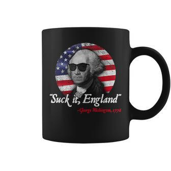 Suck It Funny England 4Th Of July - George Washington Funny Coffee Mug - Thegiftio UK