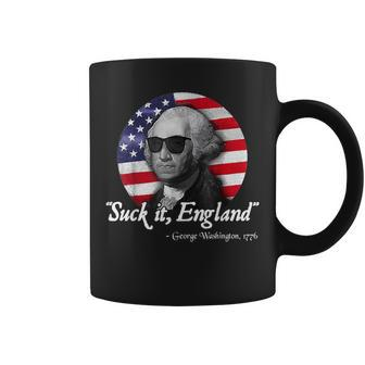 Suckit England Funny 4Th Of July George Washington 1776 Coffee Mug - Monsterry