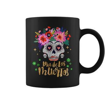 Sugar Skull Day Of The Dead Dia De Los Muertos Women Coffee Mug | Mazezy DE