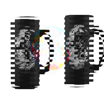 Sugar Skull Moon Cat Mexican Day Of Dead Dia De Los Muertos Coffee Mug - Thegiftio
