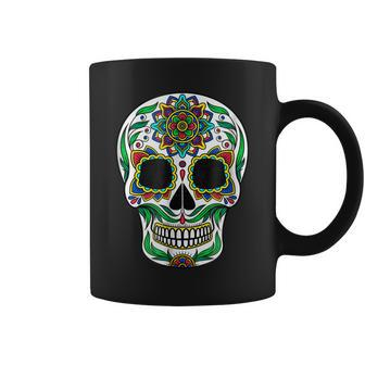 Sugar Skull T For Women & Kids Halloween Horror Halloween Coffee Mug | Mazezy