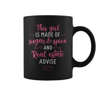 Sugar Spice Women Realtor Real Estate Agent Girl Female Gift Gift For Womens Gift For Women Coffee Mug - Thegiftio UK