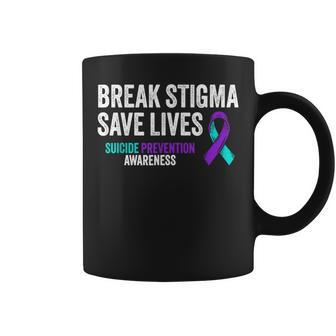 Suicide Prevention Support Break Stigma Suicide Awareness Coffee Mug - Monsterry DE