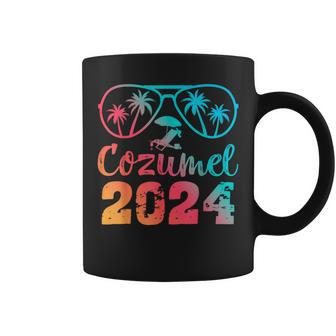 Summer Sunglasses 2024 Vacation Mexico Cozumel Beach Coffee Mug | Mazezy