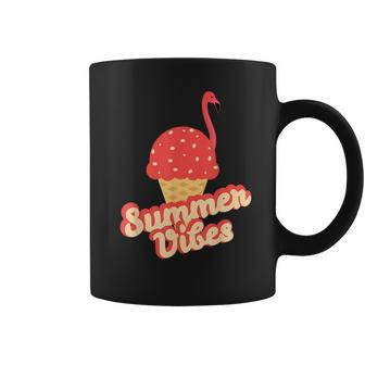 Summer Vibes I Souvenir I Flamingo Ice Cream I Chill Coffee Mug | Mazezy