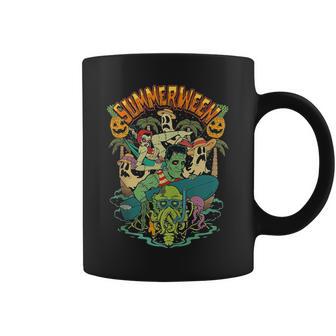 Summerween Happy Summerween Summer Halloween Holiday Coffee Mug - Monsterry