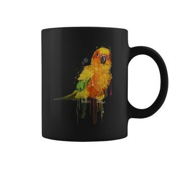 Sun Conure Cute Conure Parrot Coffee Mug | Mazezy