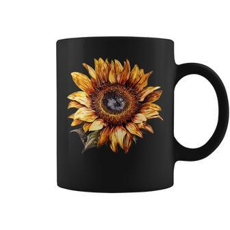 Sunflower Graphic Cute Floral Summer Apparel Coffee Mug | Mazezy