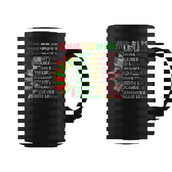 Sunflower Junenth Dream Like Leaders Black Men Women Kids Coffee Mug - Seseable