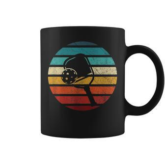 Sunset Us Flag Pickleball Addict Player Paddleball Lover Coffee Mug | Mazezy