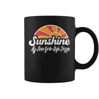 Sunsine And New York-Style Pizza Girls Vintage Coffee Mug | Mazezy