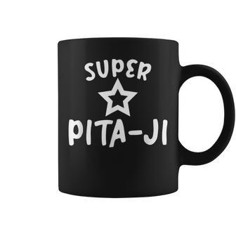 Super Pita-Ji Hindi Dad For Men Coffee Mug | Mazezy