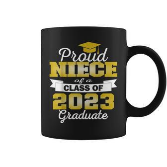 Super Proud Niece Of 2023 Graduate Awesome Family College Coffee Mug