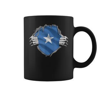 Super Somali Heritage Proud Somalia Roots Flag Coffee Mug | Mazezy