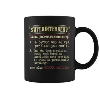 Superintendent Dictionary Definition Coffee Mug | Mazezy CA