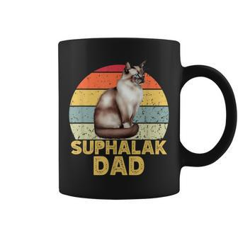 Suphalak Cat Dad Retro Vintage Cats Lover & Owner Coffee Mug | Mazezy
