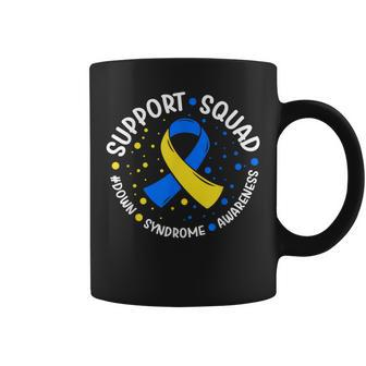 Support Squad Down Syndrome Awareness Rainbow Coffee Mug - Thegiftio UK
