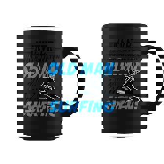 Surfer Never Underestimate An Old Man Who Loves Surfing Coffee Mug - Thegiftio UK