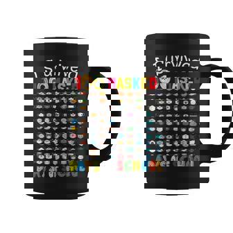 I Survived 100 Masked Days Of School 100 Masks Coffee Mug | Mazezy