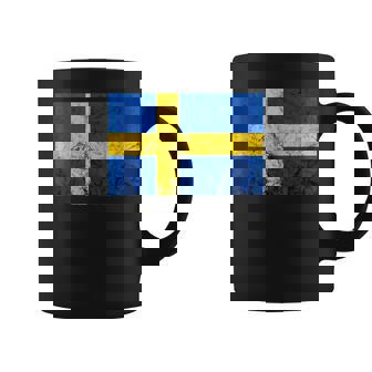 Sweden Svergie Swedish Flag Sweden Pride Nordic Swede Roots Coffee Mug | Mazezy