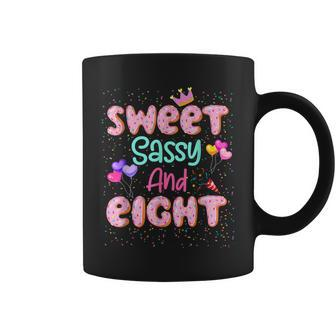 Sweet Sassy And Eight Birthday For Girls 8 Year Old Coffee Mug - Monsterry AU