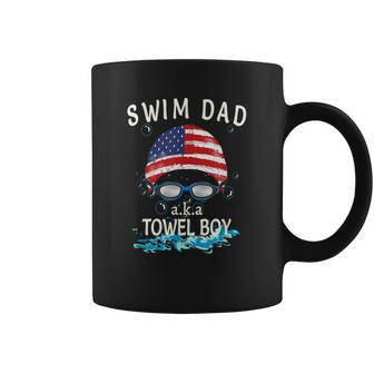 Swim Swimmer Funny Swimming Swim Dad Towel Boy Goggles Funny Gifts For Dad Coffee Mug | Mazezy