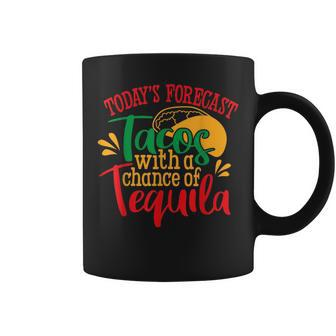Tacos With A Chance Of Tequila Mexican Coffee Mug - Thegiftio UK