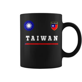 Taiwan SportSoccer Jersey Flag Football Coffee Mug | Mazezy CA