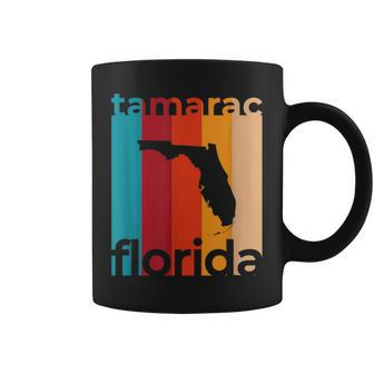 Tamarac Florida Retro Cutout Fl Souvenir Coffee Mug | Mazezy