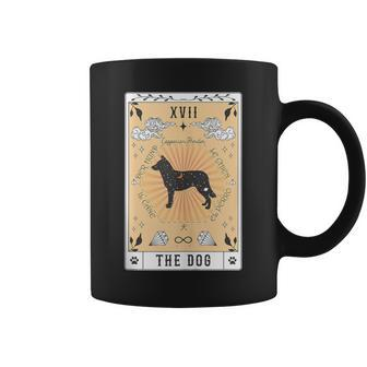 Tarot Card The Dog Lapponian Herder Celestial Space Galaxy Coffee Mug | Mazezy