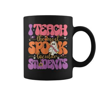 I Teach The Most Spooktacular Students Halloween Teacher Coffee Mug - Monsterry UK