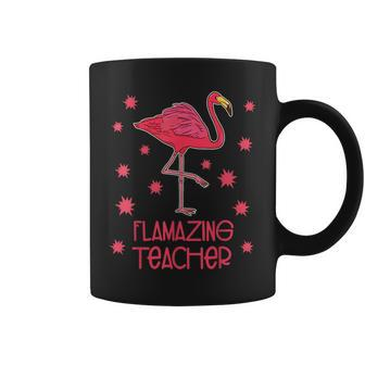 Teacher Appreciation Day Gift Pink Flamazing Flamingo Coffee Mug | Mazezy
