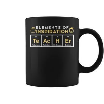 Teacher - Elements Of Inspiration Periodic Table Of Science Coffee Mug | Mazezy
