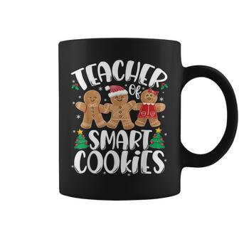Teacher Of Smart Cookies Gingerbread Christmas Teachers Coffee Mug - Monsterry UK