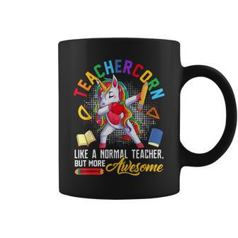 Teachercorn More Awesome Normal Teacher Unicorn Teachers Day Coffee Mug - Thegiftio UK