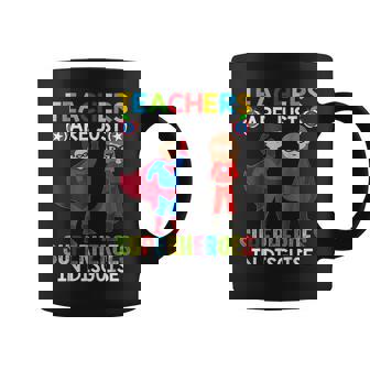 Teachers Are Superheroes Funny 100 Days Of School Gift Coffee Mug | Mazezy
