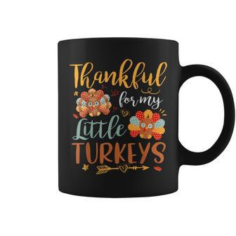Teachers Thanksgiving Fall Thankful For My Little Turkey Coffee Mug - Seseable