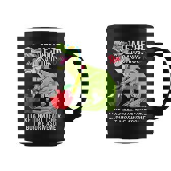 Teachersaurus Like A Normal Teacher But More Awesome Coffee Mug - Thegiftio