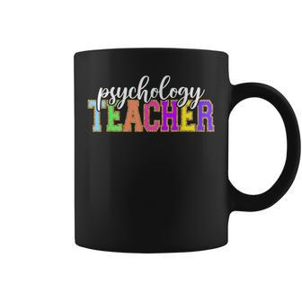 Teaching Psychology Teacher Back School Worker Coffee Mug | Mazezy