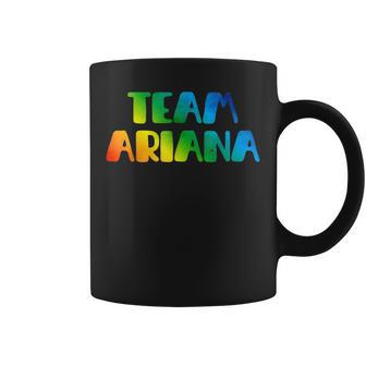 Team Ariana Squad Cute Lgbt Lgbtq Rainbow Pride Cool Funny Coffee Mug | Mazezy