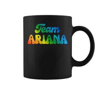 Team Ariana Squad Lgbt Lgbtq Rainbow Pride Cool Funny Coffee Mug | Mazezy