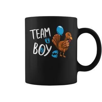 Team Boy Gender Reveal Baby Shower Announcement Turkey  Coffee Mug