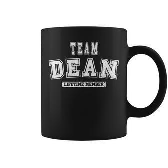 Team Dean Lifetime Member Family Last Name Coffee Mug | Mazezy