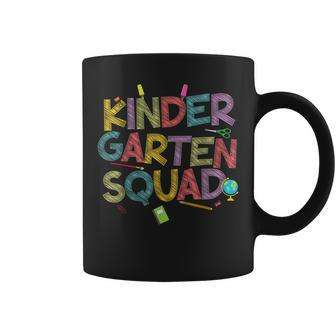 Team Kindergarten Teacher Kindergarten Squad Coffee Mug | Mazezy