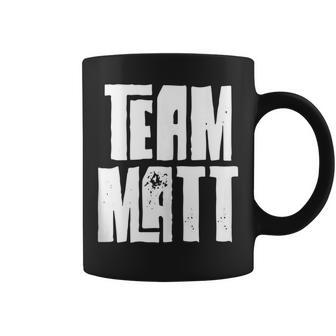 Team Matt Dad Son Mom Husband Grandson Sports Group Name Coffee Mug | Mazezy DE