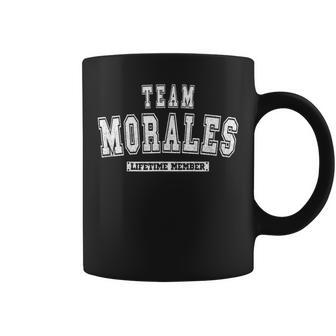 Team Morales Family Last Name Coffee Mug | Mazezy