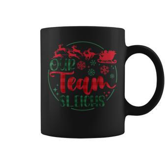 Our Team Sleighs Reindeer Santa Claus Christmas Office Staff Coffee Mug - Thegiftio UK