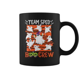Team Sped Boo Crew Special Educator Spooky Ghost Iep Teacher Coffee Mug | Mazezy